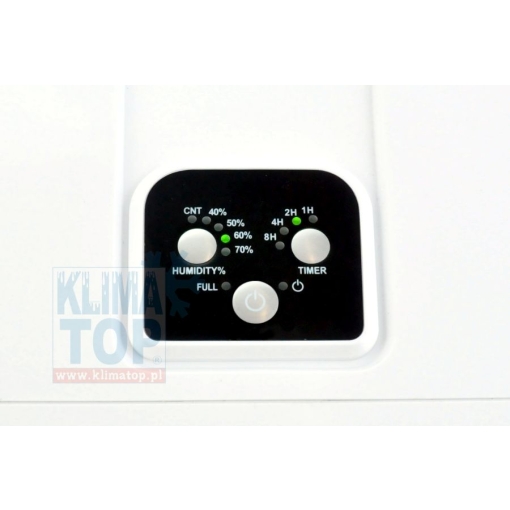 Osuszacz powietrza Master DH712P - panel sterowanie
