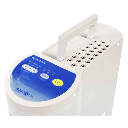 Osuszacz powietrza adsorpcyjny Ruby Dry DH600 - panel sterowania