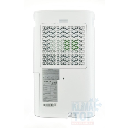 Osuszacz powietrza Vaco VC1803 - z tyłu