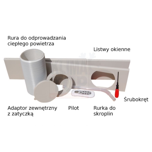 Klimatyzator przenośny Torell STARSLIM 35 - akcesoria