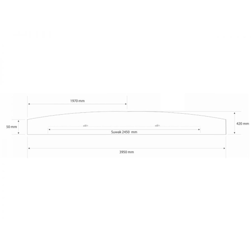 Uszczelka okienna do klimatyzatorów przenośnych Fral