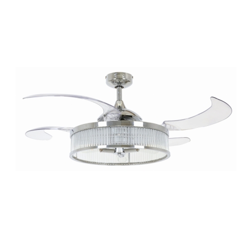 Wentylator sufitowy / lampa Fanaway CORBELLE CHROM