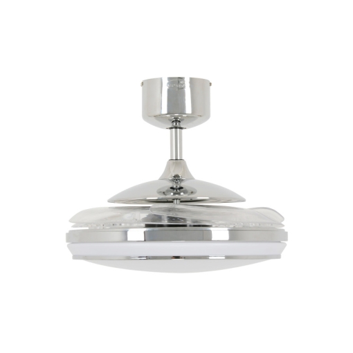 Wentylator sufitowy / lampa Fanaway EVO 1 LED CHROM ze złożonymi łopatkami