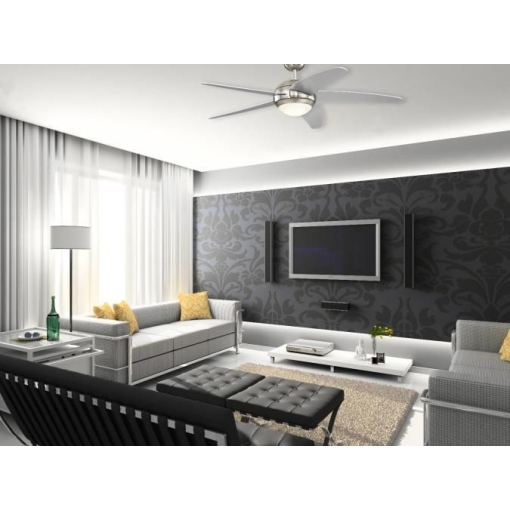 Wentylator sufitowy Westinghouse BENDAN II LED & PATTERN - aranżacja