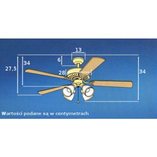 Wentylator sufitowy Westinghouse MONARCH