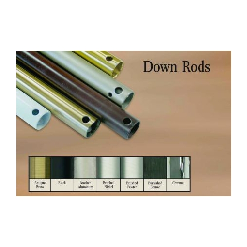 Przedłużka 46 cm do wentylatorów sufitowych Westinghouse SREBRNY MAT