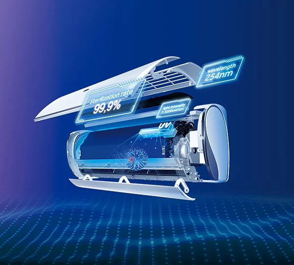 Klimatyzator ścienny Haier Pearl Neo Plus AS35PBUHRA - sterylizacja UV-C