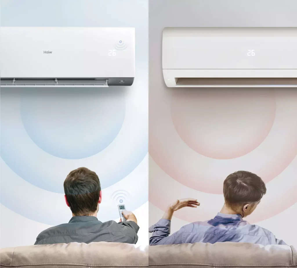 Klimatyzator ścienny Haier Quartz Plus AS105PFAHRA - funkcja I Feel