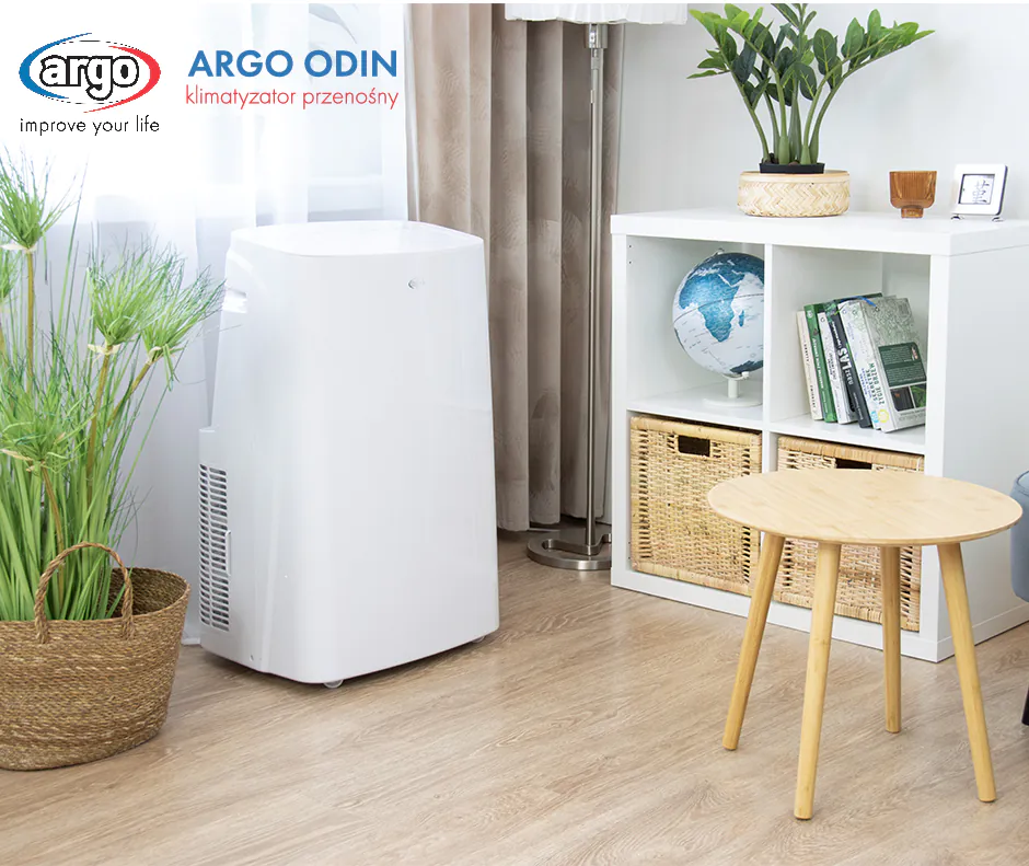 Klimatyzator mobilny Argo Odin Plus w pomieszczeniu