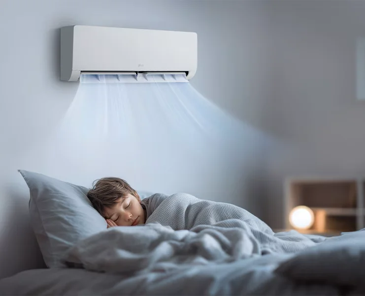 Klimatyzator ścienny LG Dualcool WZ18AWN - tryb nocny