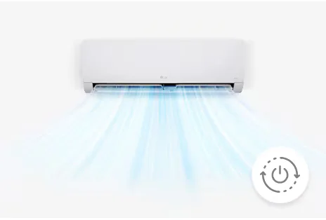 Klimatyzator ścienny LG Dualcool WZ18AWN - automatyczne wznowienie pracy