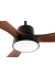 Wentylator sufitowy Daxton Fan GAYA ciemne drewno z pilotem - lampa LED