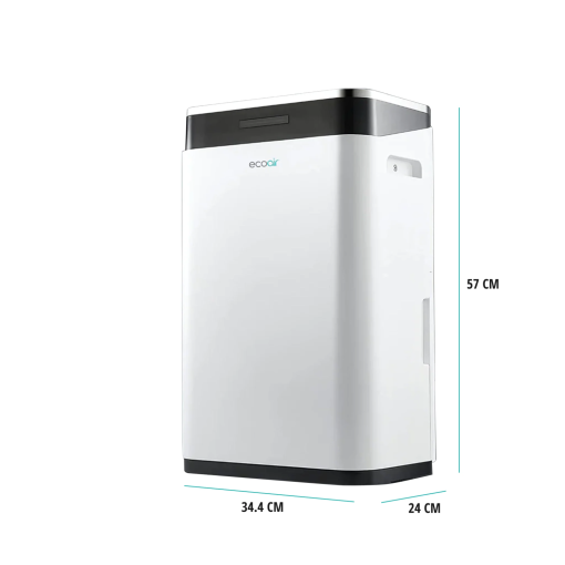 Odwilżacz Ecoair DC18 - wymiary