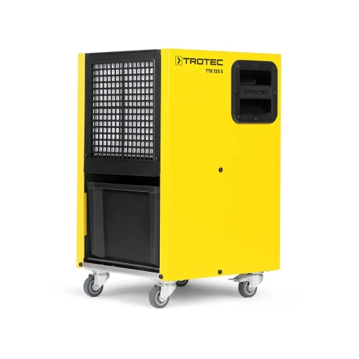 Osuszacz powietrza Trotec TTK 125 S - prawy bok urządzenia pod skosem