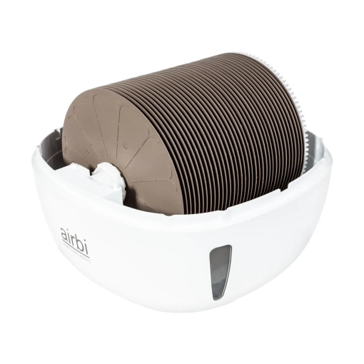 Nawilżacz ewaporacyjny z oczyszczaczem powietrza Airbi PRIME - tarcze antybakteryjne w środku nawilżacza