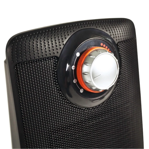 Termowentylator ceramiczny Argo Beat Black - pokrętło regulacji 2