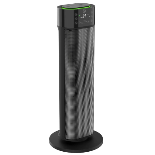 Termowentylator Argo Tower Humi - tył urządzenia bokiem