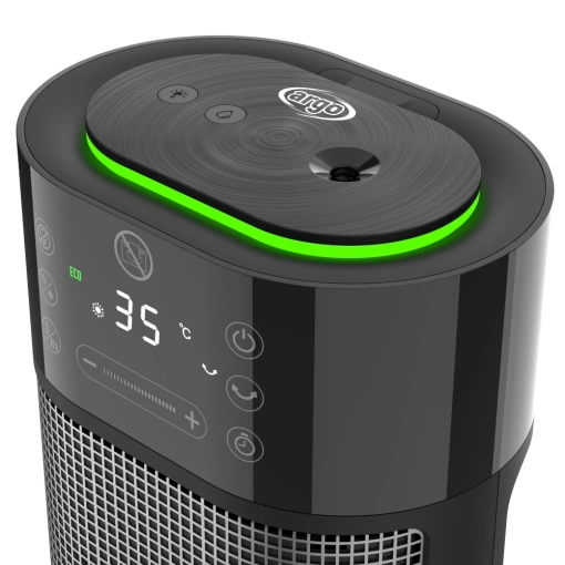 Termowentylator Argo Tower Humi - góra urządzenia