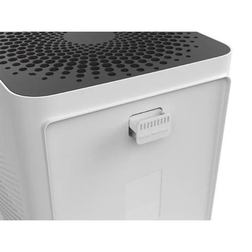 Nawilżacz powietrza Boneco Air Washer W300 - przycisk otwierania