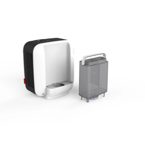 Oczyszczacz i nawilżacz powietrza hybrydowy Boneco HYBRID H700 - pojemnik na wodę obok urządzenia
