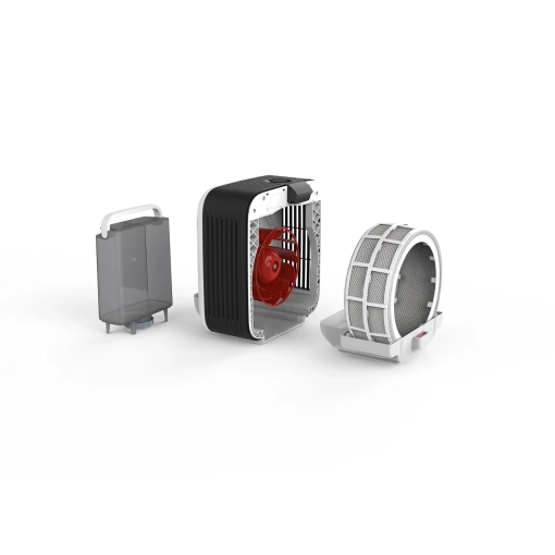 Oczyszczacz i nawilżacz powietrza hybrydowy Boneco HYBRID H700 - części wewnętrzne 3