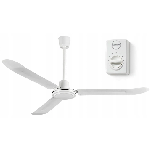 Wentylator sufitowy Daxton Fan DYNAMICO biały 142 cm z regulatorem