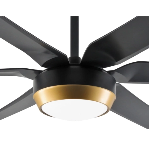 Wentylator sufitowy Daxton Fan FENIX czarny z pilotem - lampa LED