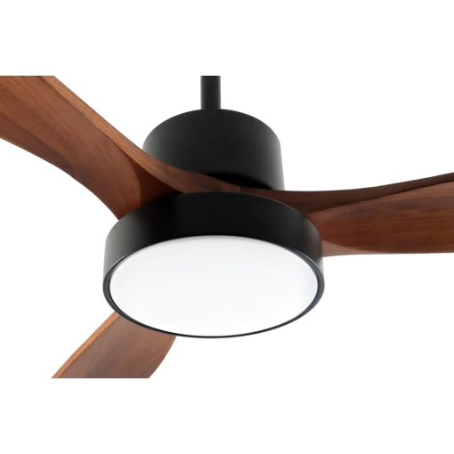 Wentylator sufitowy Daxton Fan GAYA ciemne drewno z pilotem - lampa LED