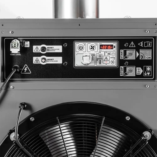 Nagrzewnica olejowa Heylo K 120 Info Air - panel sterowania
