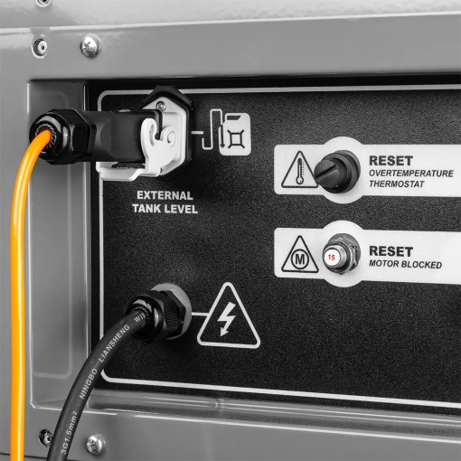 Nagrzewnica olejowa Heylo K 120 Info Air - zasilanie