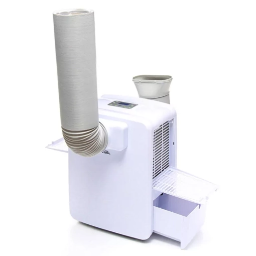 Klimatyzator przenośny Fral SUPER COOL FSC03 - z podłączonymi rurami