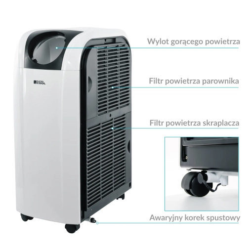 Klimatyzator przenośny Fral SPOT COOLER FSC14.2SC Wi-Fi - zalety