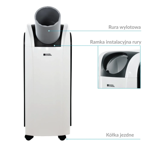 Klimatyzator przenośny Fral SUPER COOL FSC19.2SC Wi-Fi -  zalety