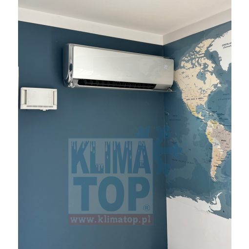 Klimatyzator ścienny Gree GWH18UC-K6 (UC18S) U-CROWN SILVER - montaż KLIMATOP
