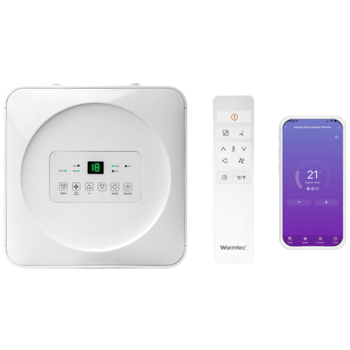 Klimatyzator przenośny Warmtec KP26W SOTRA - panel sterowania