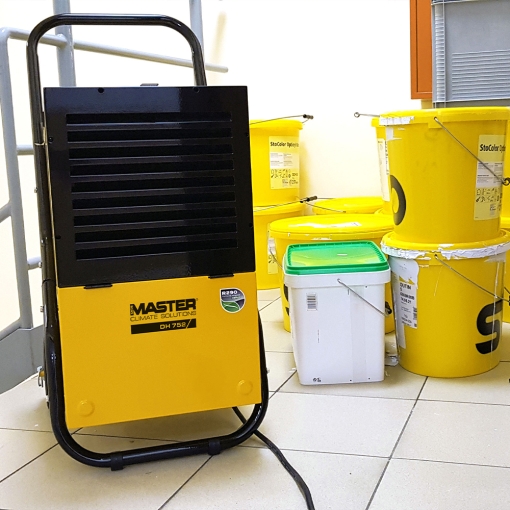 Osuszacz powietrza Master DH752 - przykład zastosowania