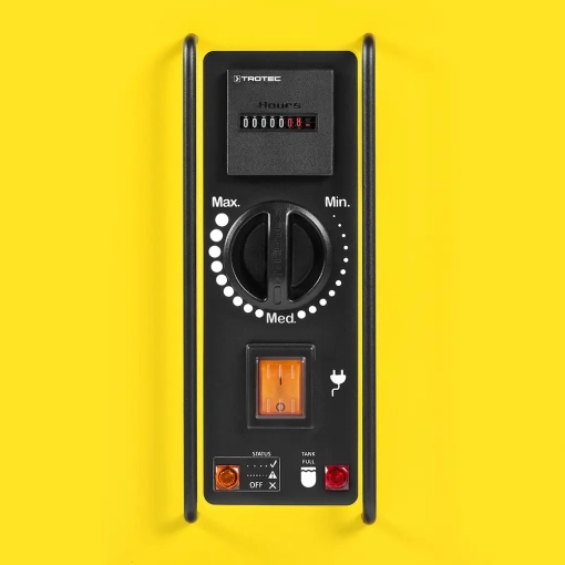 Osuszacz powietrza Trotec TTK 355 S - panel urządzenia