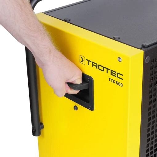 Osuszacz powietrza Trotec TTK 500 - uchwyt z widoku z góry