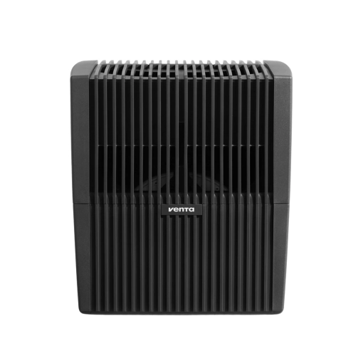 Oczyszczacz powietrza / nawilżacz ewaporacyjny Venta Airwasher LW25 CLASSIC ORIGINAL czarny - przód oczyszczacza