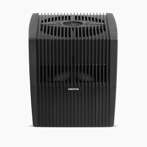 Nawilżacz ewaporacyjny / oczyszczacz powietrza Venta Airwasher LW25 COMFORT PLUS czarny - przód