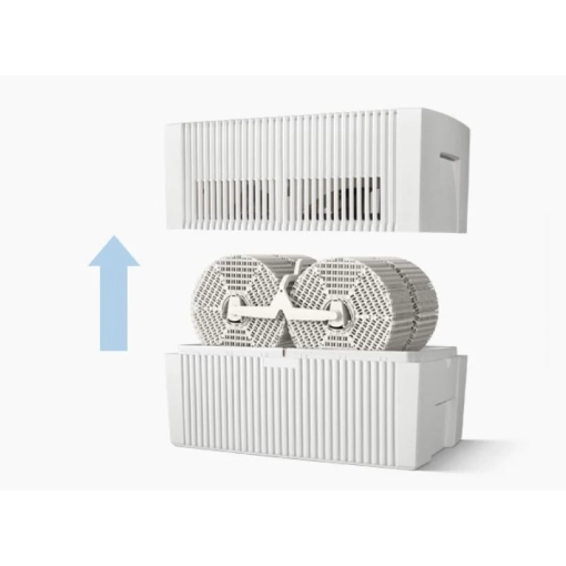 Nawilżacz ewaporacyjny / oczyszczacz powietrza Venta Airwasher LW25 COMFORT PLUS biały - środek urządzenia