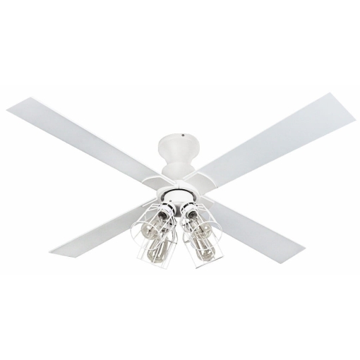 Wentylator sufitowy z oświetleniem DaxtonFan Magnolia Loft biały