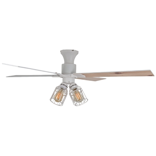 Wentylator sufitowy z oświetleniem DaxtonFan Magnolia Loft biały