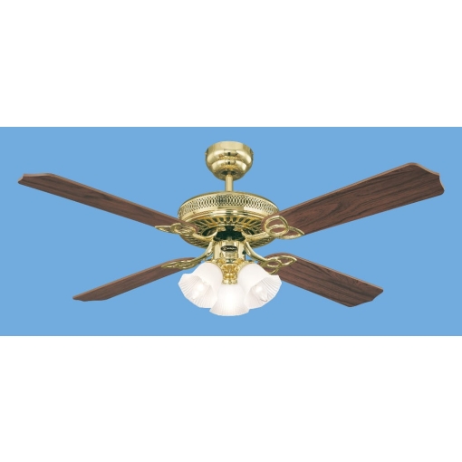 Wentylator sufitowy Westinghouse MONARCH TRIO z widokiem na drugą stronę łopatek