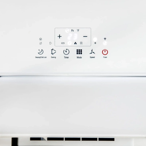 Klimatyzator przenośny Woods MILAN 7K WiFi Duo - panel sterowania