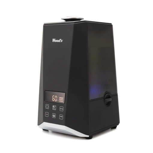 Nawilżacz ultradźwiękowy hybrydowy Woods WHU600 - bok urządzenia