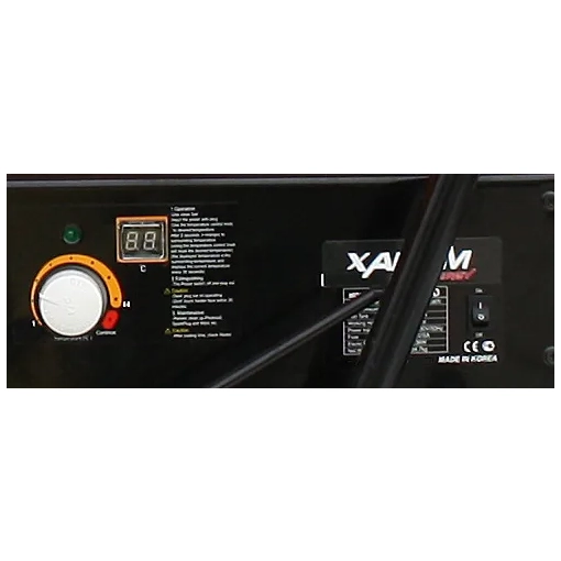Nagrzewnica olejowa Xaram ENERGY TK-240ID 58 kW - tabliczka znamionowa