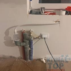 Proponowane przez KLIMA-TOP przygotowanie podłączenia skroplin do kanalizacji