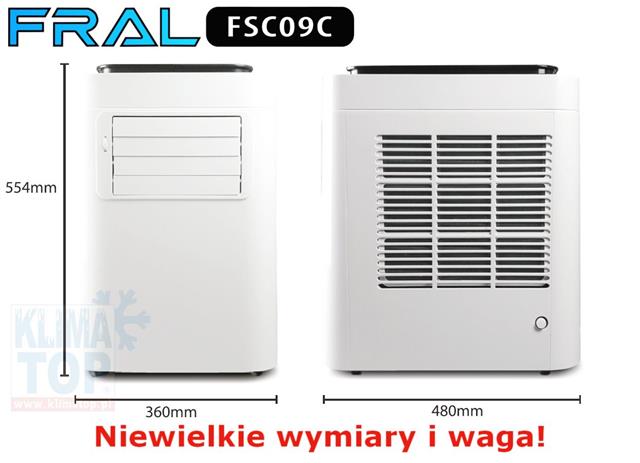 Najmniejsze klimatyzatory przenośne