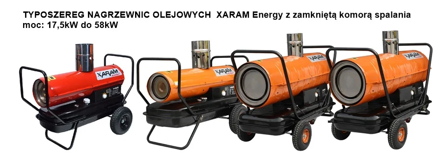 Nagrzewnica olejowa Xaram Energy TK-170ID - seria TK-ID